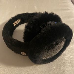 UGG Australia Black Sequin Earmuffs